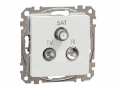 Schneider Electric Sedna Design, R/TV/SAT někdy SAT (4dB), bílá