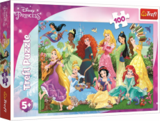 Puzzle 100 dielikov Očarujúce princezné