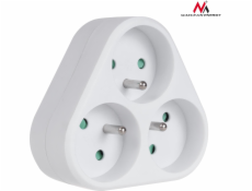 Napájacia zásuvka x3 s uzemnením MCE214