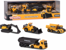 Pojazdy Majorette Zestaw Volvo Construction