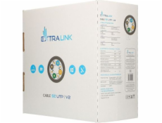 Extralink CAT5E UTP (U/UTP) V2 Indoor | Twisted pair | 305M