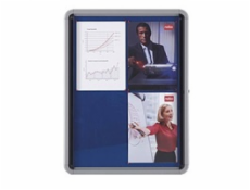 Vitrína AVELI informační modrá, 15xA4