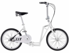 The-sliders Lite White, štýlové a pohodlné, skladací bicykel, kolobežka 2v1