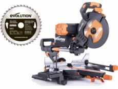 Evolution R255SMS DB PLUS 2000 W pokosová píla 255 mm + 2 x kotúč