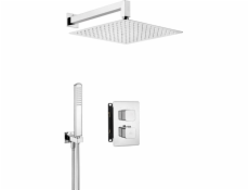 Sprchový set Deante, CHROMOVÝ PODOMIETKOVÝ SPRCHOVÝ SET S TERMOSTATICKÝM BOXOM, GUĽATÝ