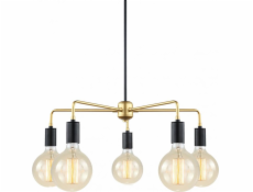 Hanging Lamp Ilux Malene Industrial Gold (MDM3386/5 BK+GD)