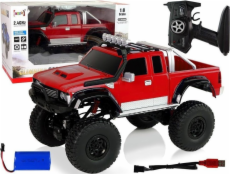 Automatické off-road r/c 2,4g horolezecké auto 1: 8 červené