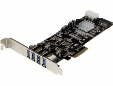 Řadič startEch PCIe 2.0 x4 - 4x USB 3.0 (PEXUSB3S44V)