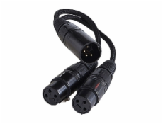 FuruTech -Adl XLR kabel - XLR X2 0,1 m černé