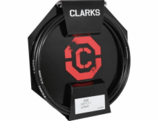 Hydraulický brzdový kabel Clarks Clark je vášnivý (šťavnatý 5/7, šťavnatý uhlík, konečný) s špičkami přední zadní 3000mm černá
