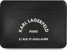 Taška Karl Lagerfeld Karl Lagerfeld Sleeve KLCS16RSGSFBK 16 Black/Black Saffiano RSG