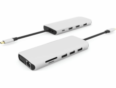 Stanice/replikátor Estuff USB-C 12in1 (ES623009) Stanice/replikátor Estuff USB-C 12in1 (ES623009)