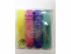Faber-Castell Textliner 46 Pastel, puzdro na 4 ks, pero