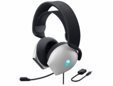 DELL náhlavní souprava  AW520H/ Wired gaming Headset/ sluchátka + mikrofon/ bílá