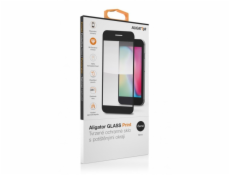 Aligator ochranné tvrzené sklo GLASS PRINT, Samsung Galaxy A14 4G/5G, černá, celoplošné lepení
