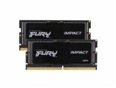 Kingston FURY Impact/SO-DIMM DDR5/32GB/6400MHz/CL38/2x16GB/Black