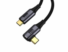 Kabel GEN 3x2 USB4™ 40Gbps 8K@60Hz Thunderbolt 3 zahnutý, 0,8m