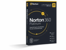 NORTON 360 PLATINUM 100GB +VPN 1 uživatel pro 20 zařízení na 1 rok ESD