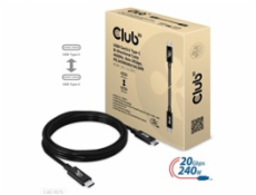 Club3D kabel USB-C, Data 20Gbps, PD 240W(48V/5A) EPR M/M 2m