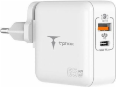 Objednávka nabíječky T-Dhox T-Dhox Mega T-PP09 GAN 65W USB/USB-C WHITE