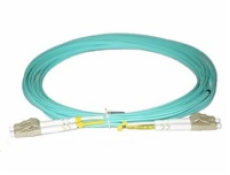 Duplexní patch kabel MM 50/125, OM3, LC-LC, LS0H, 0,5m