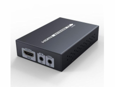 PremiumCord HDMI HDBaseT 4K extender na 100m, over IP, jeden vysílač na více přijímačů