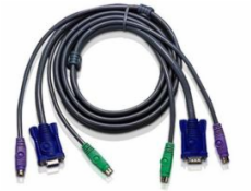 ATEN združený predlžovací kábel 3m, PS / 2