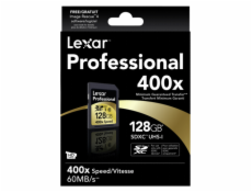 Lexar SDXC Card Thin Box   128GB 400x Professional UHS-I