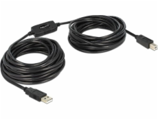 DeLOCK 82915 Kabel USB-A auf USB-B USB 2.0 Typ A Stecker auf USB 2.0 Typ B Stecker 11m černá