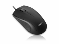 CRONO myš CM631 optická, 1000 dpi, černá, USB
