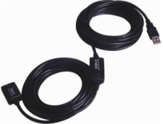 PREMIUMCORD PremiumCord USB 2.0 repeater a prodlužovací kabel A/M-A/F 20m