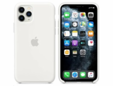 Apple iPhone 11 Pro Max Silicone Case White MWYX2ZM/A Púzdro 