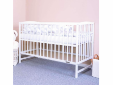 Dětská postýlka New Baby LILLY se stahovací bočnicí bílá
