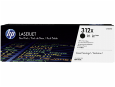 HP Toner CF 380 XD dvoj balenie cierna No. 312 X