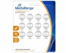 MediaRange Premium lithium baterie CR2016|CR2025|CR2032|CR2450 set, 12ks