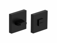 Dveřní značka Verso Qubik čtvercová toaleta černá