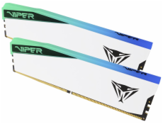 PATRIOT VIPER ELITE 5 WHITE RGB 64GB DDR5 6200MHz / DIMM / CL42 / Kit 2x 32GB