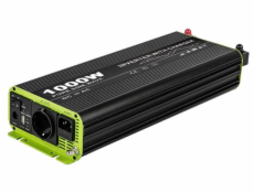 KOSUN měnič napětí s nabíječkou s funkcí UPS, baterie 12V / AC230V čistý sinus, 1000W