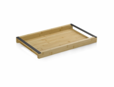 KELA Servírovací tác Kiril 54x35 cm bambus černá KL-12597