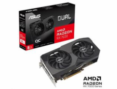 ASUS DUAL-RX7600-O8G-V2 8GB GDDR6 HDMI 3xDP