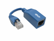 Tripplite Adaptér Ethernet Cable / Cisco Console Rollover Cable (RJ45 Samec/Samice), modrá, 12.7cm