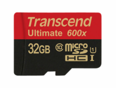 Transcend microSDHC MLC     32GB Class 10 UHS-I 600x + SD-Adapter
