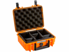 B&W Outdoor Case 1000 incl. divider system orange