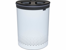 Brabantia Laundry Bin, 55 L dark grey / white