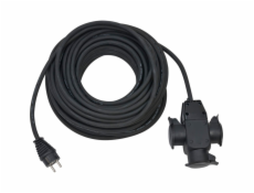 Brennenstuhl Extension Cable 25m H07RN-F3G1,5 black IP44