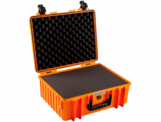 B&W Outdoor Case 6000 with pre-cut foam (SI) orange