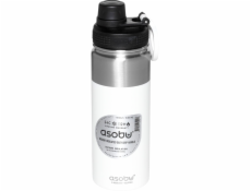 Asobu Alpine Flask Bottle White, 0.53 L