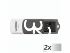 Philips USB 3.0 2-Pack      32GB Vivid Edition Shadow Grey