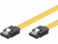 Kábel pevného disku SATA, 0,5 m, žlté, logo blister, 6 GB/s