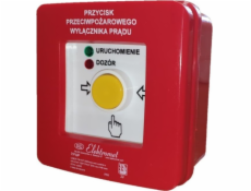 Tlačítko požáru. N/T 2 Aktuální stopy 12A R-Z Press-up Diode CZERW/ZIEL 230V AC/230V AC PPWP-1 B/4 904406